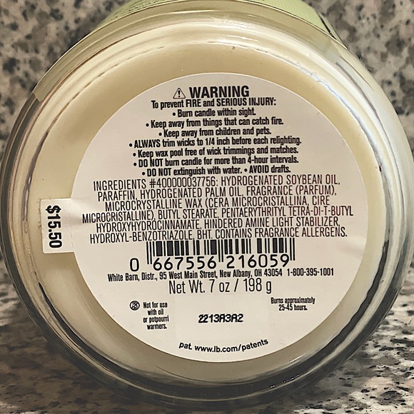 Single Wick Candle — White Tea & Sage by White Barn - Picture 8 of 8